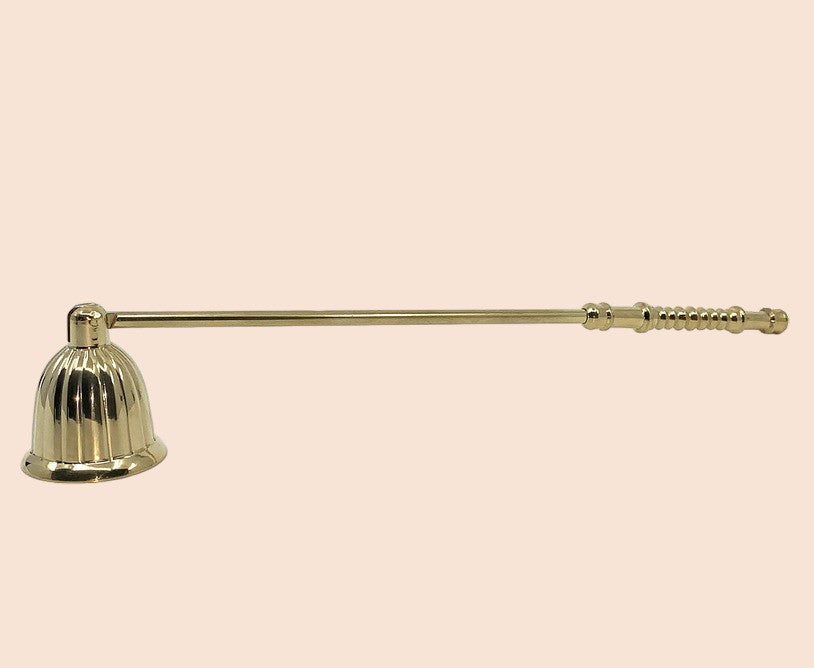 Candle Snuffer with metal hinged bell