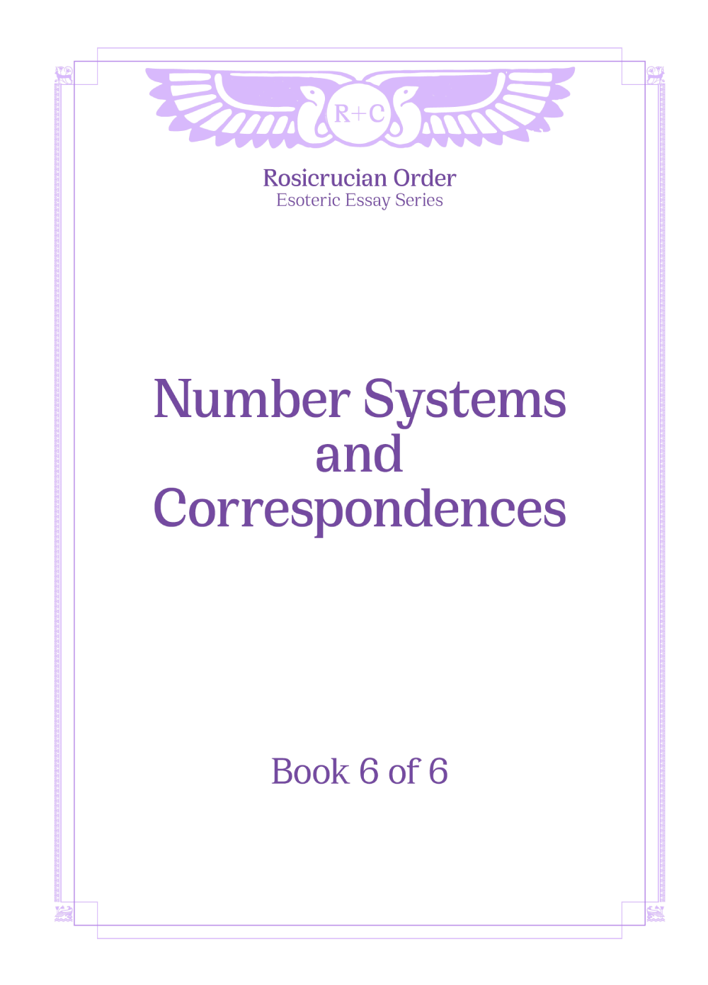 Esoteric Essays - Number Systems and Correspondences