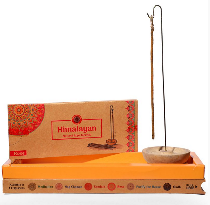Himalayan Rope Incense - Rose