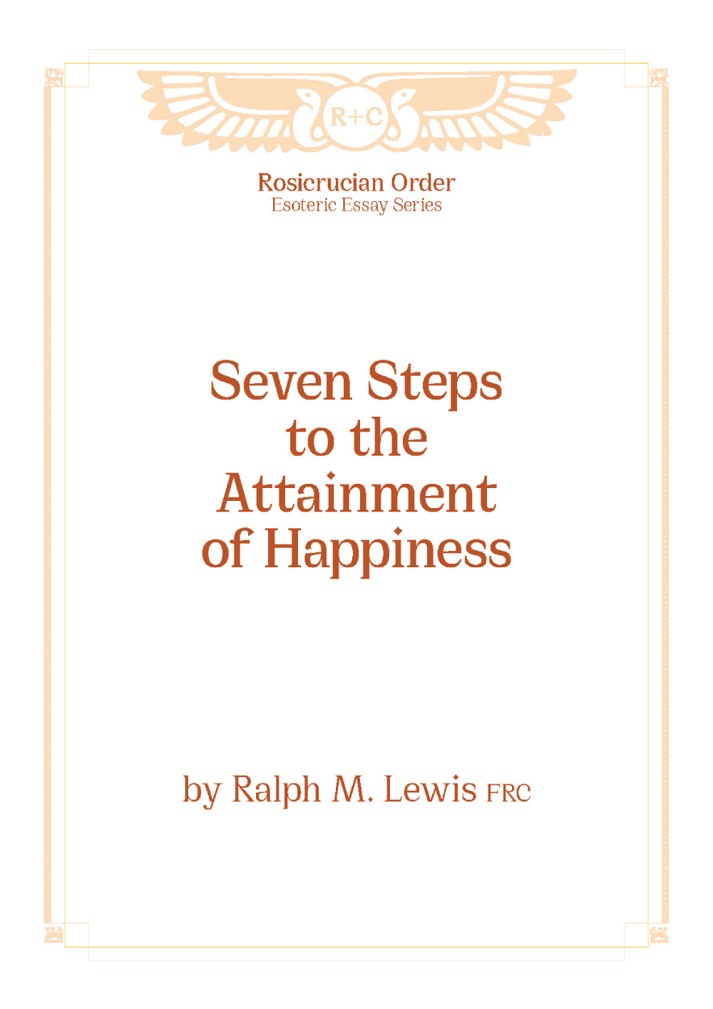 Esoteric Essays - Seven Steps to Attainment of Happiness