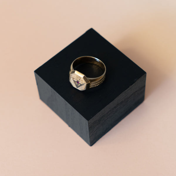 Rosicrucian Membership Rings - AMORC Members only - 9ct Yellow Gold ...