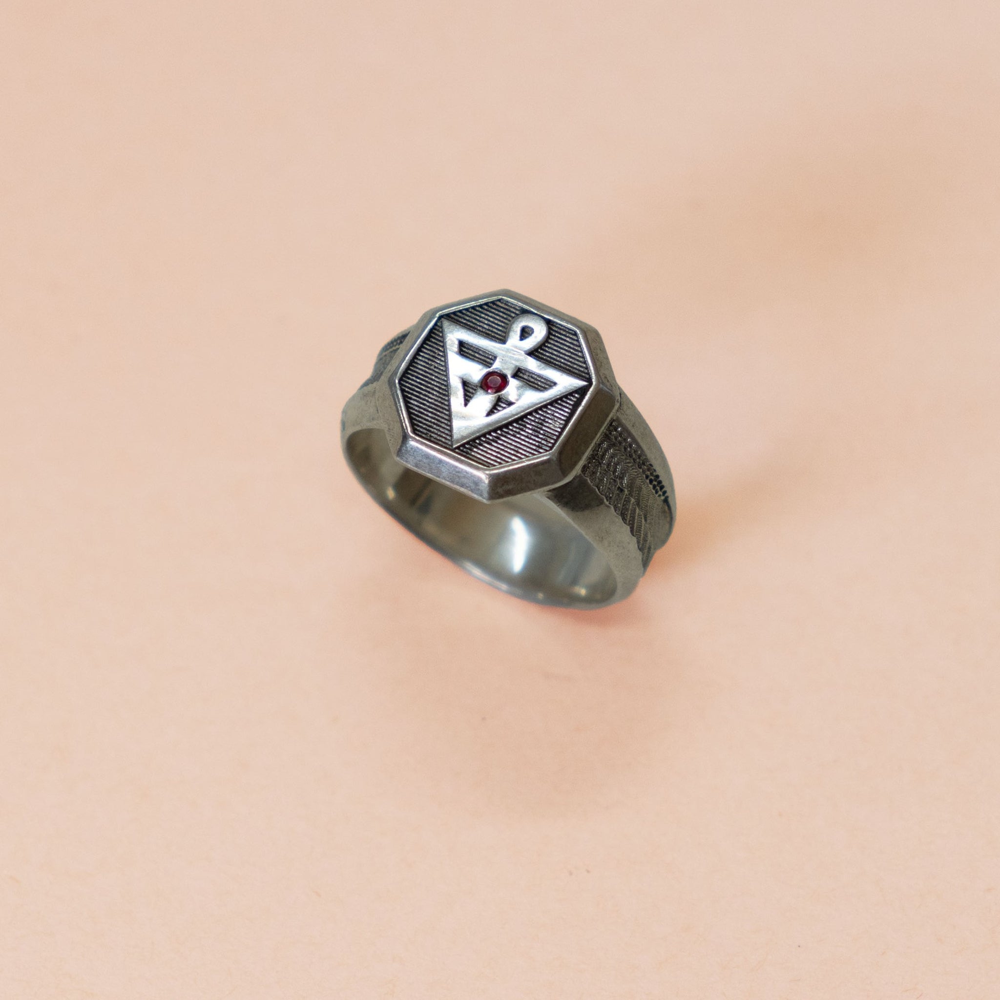 Rosicrucian Membership Rings - AMORC Members only - Sterling Silver ...