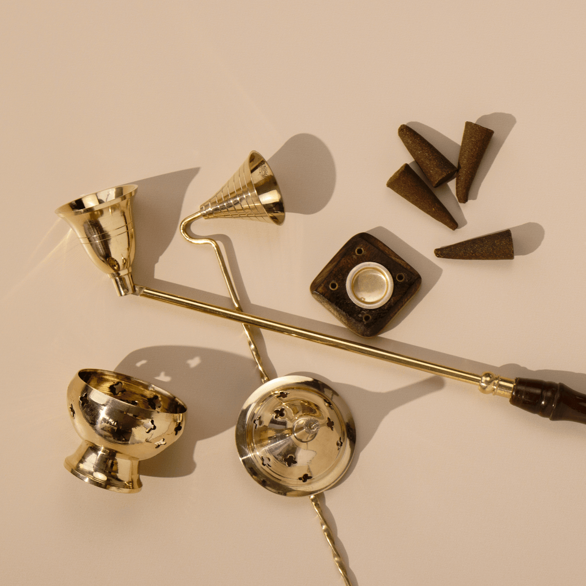 Candle Snuffer with Wooden Handle
