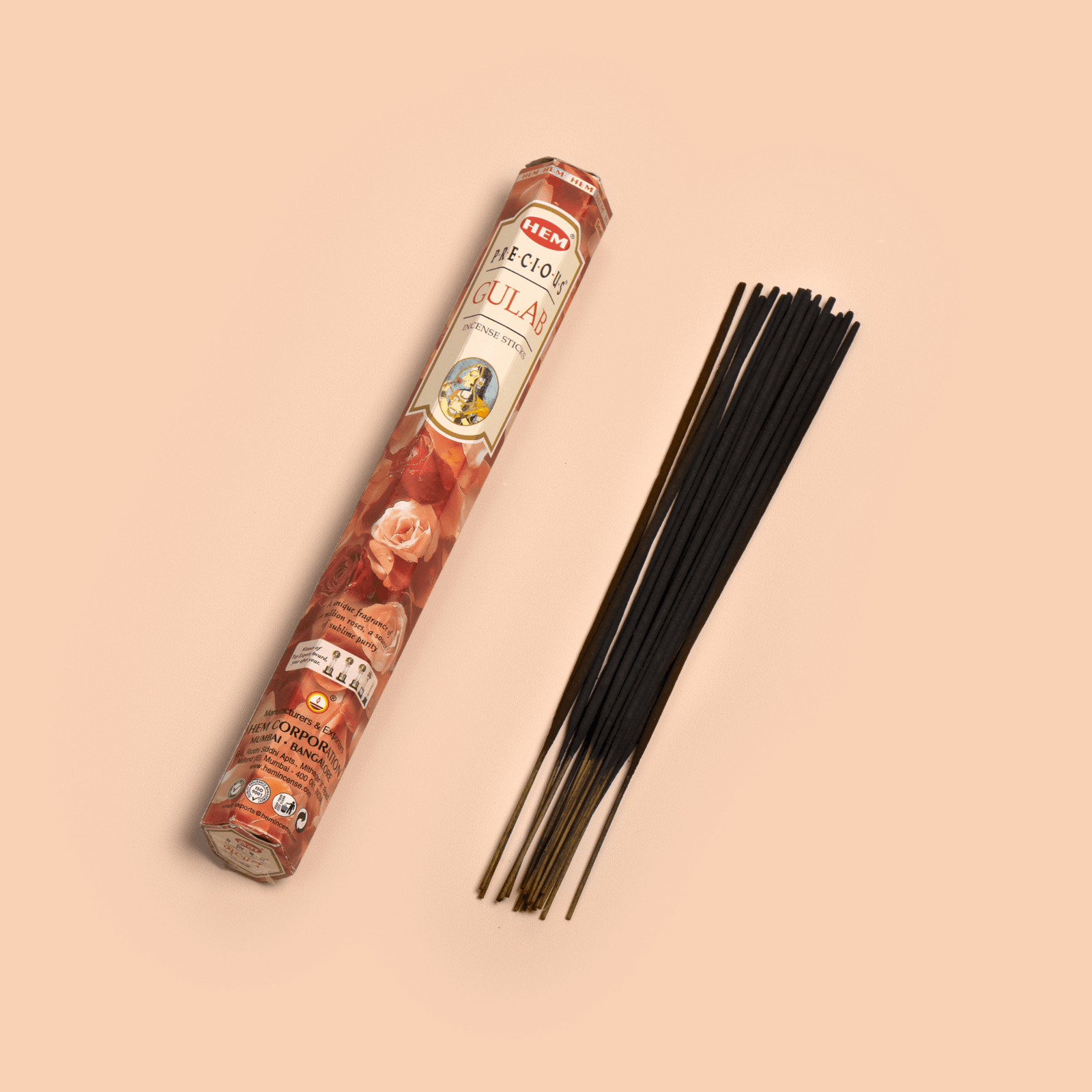 HEM Precious Incense Sticks (Gulab)